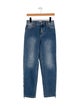 Alice + Olivia Mid-Rise Straight Leg Jeans