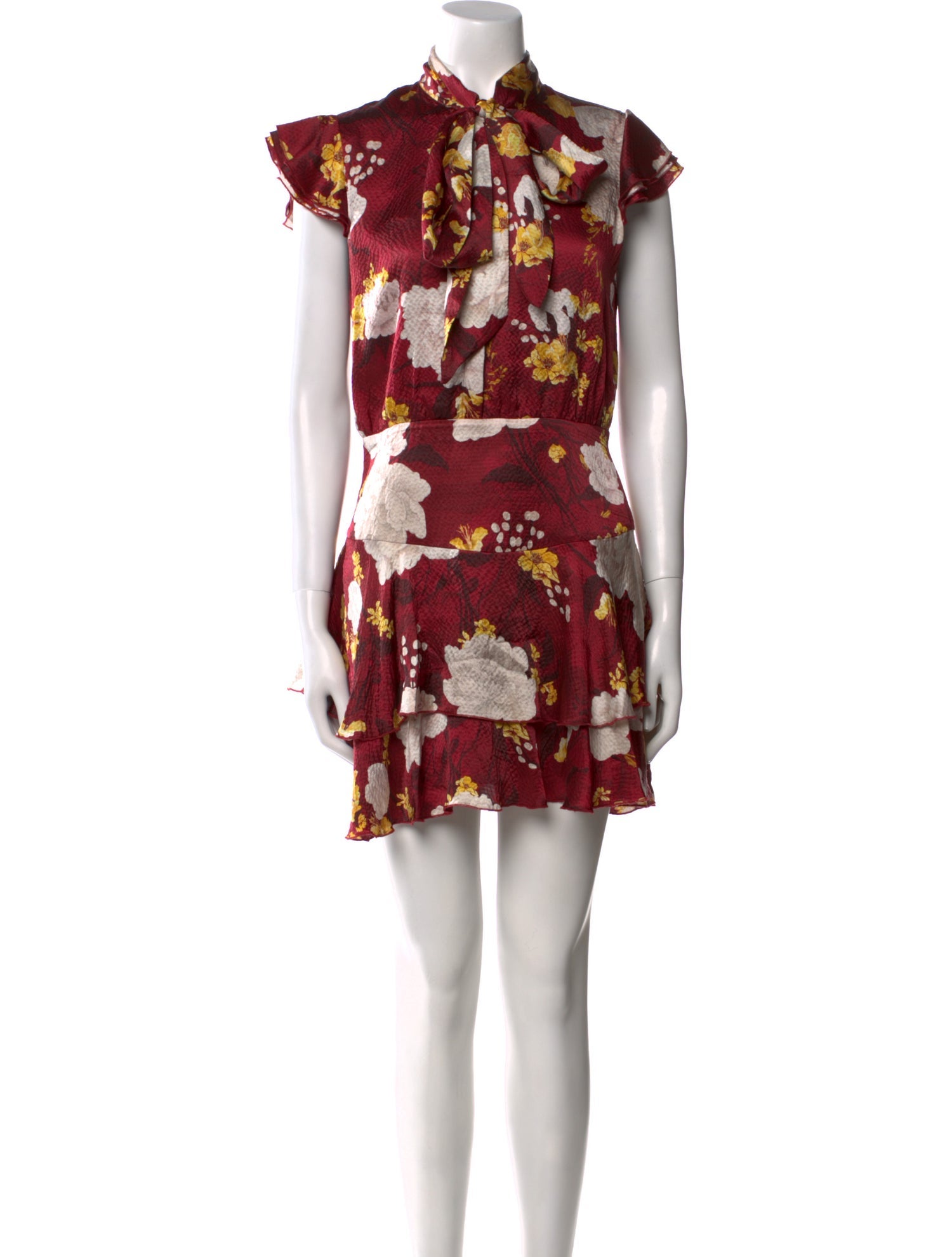 Alice + Olivia Silk Mini Dress