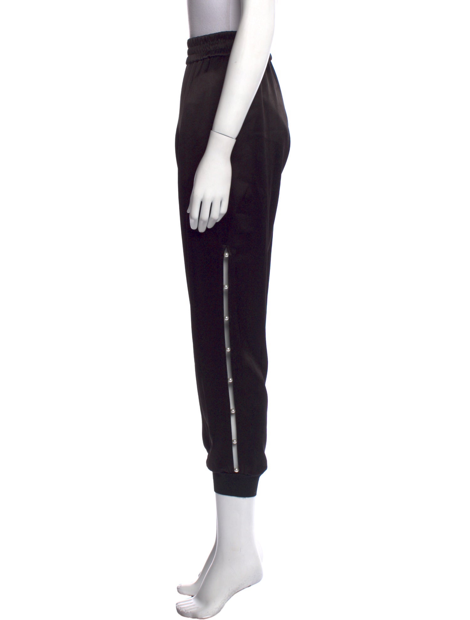 Alice + Olivia Silk Skinny Leg Pants