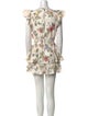 Alice + Olivia Floral Print Mini Dress