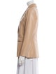 Alice + Olivia Leather Blazer