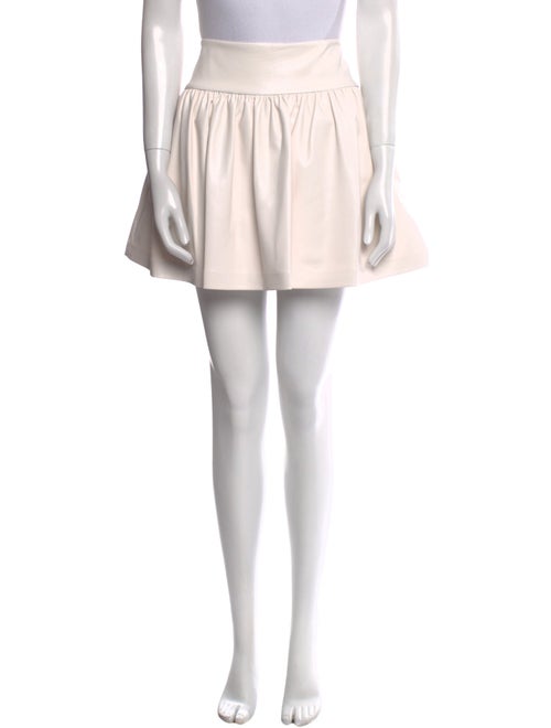 Alice + Olivia Pleated Accents Mini Skirt