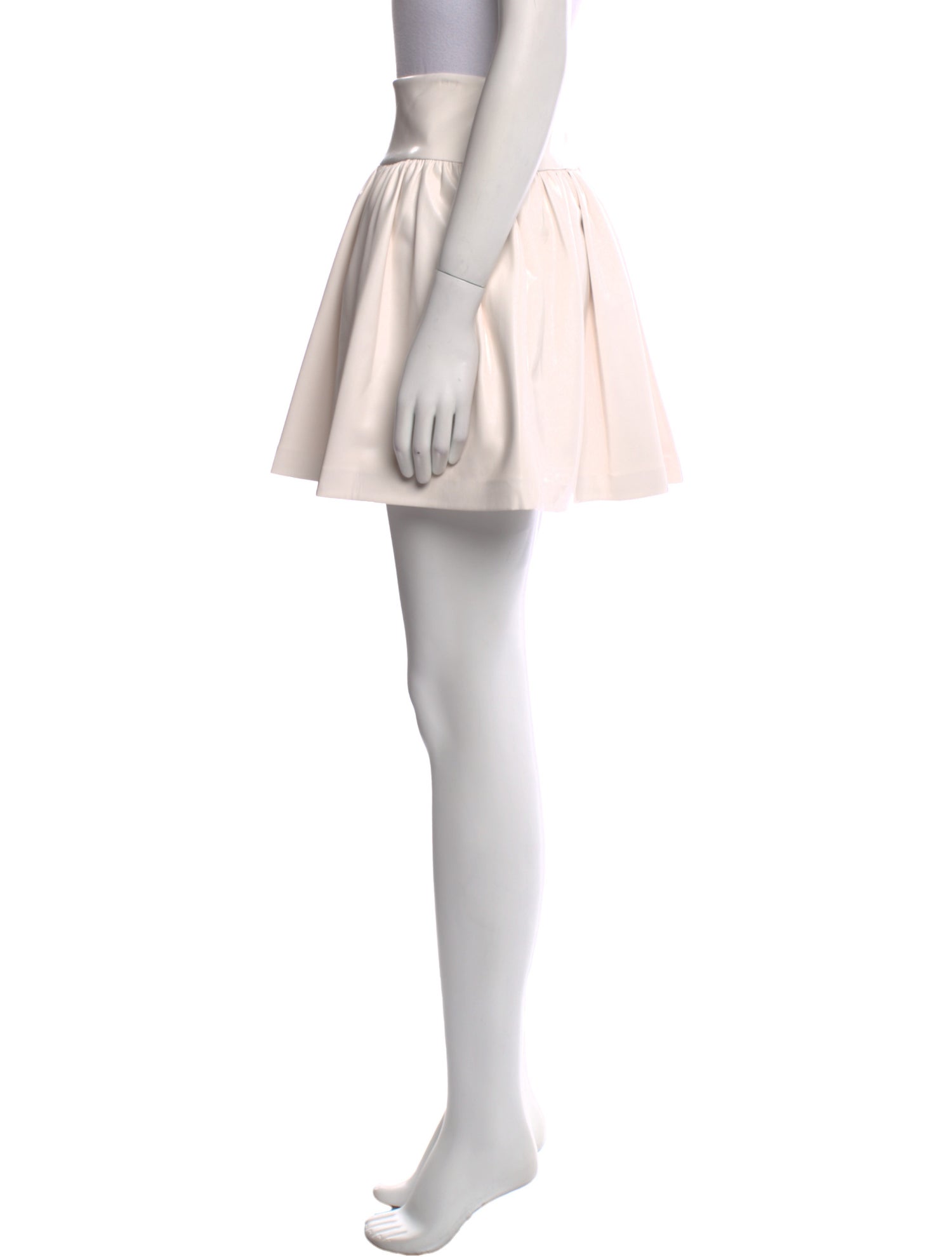 Alice + Olivia Pleated Accents Mini Skirt