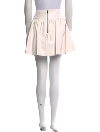 Alice + Olivia Pleated Accents Mini Skirt