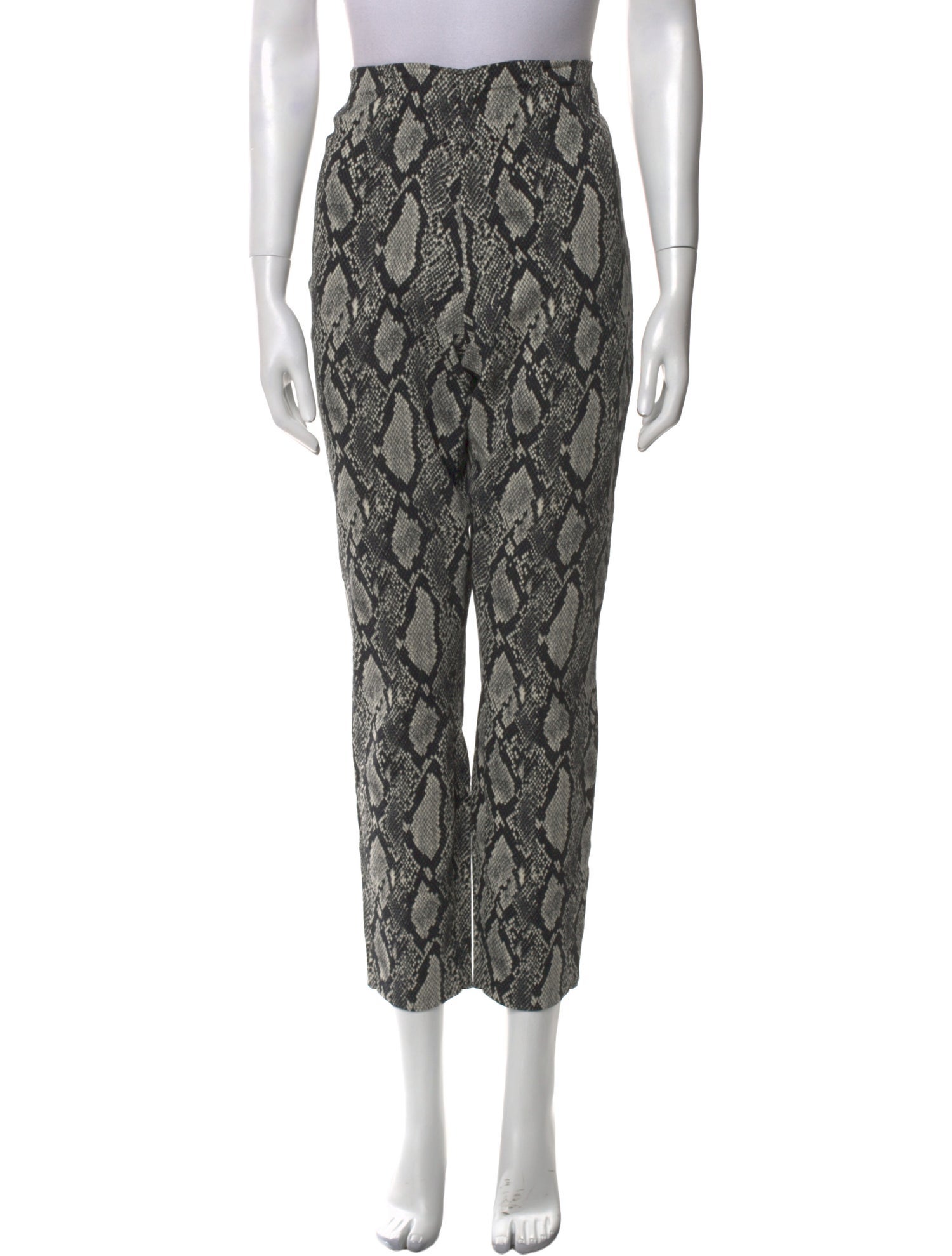 Alice + Olivia Animal Print Straight Leg Pants