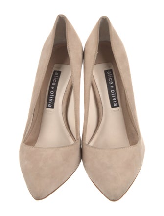 Alice + Olivia Suede Pumps