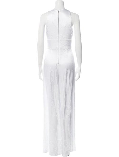 Alice + Olivia Plunge Neckline Jumpsuit