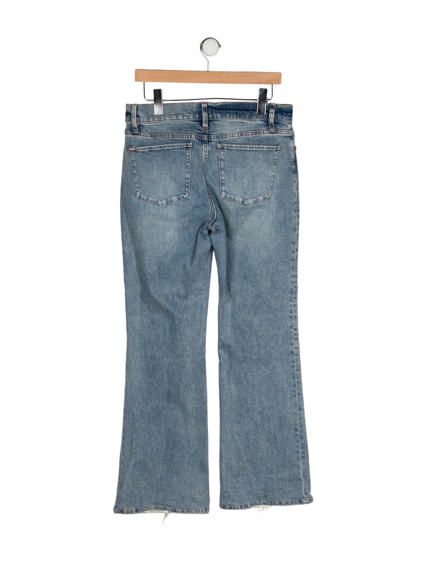 Alice + Olivia Mid-Rise Wide Leg Jeans