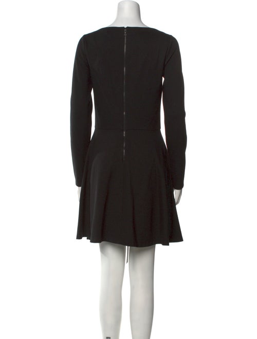 Alice + Olivia Bateau Neckline Mini Dress