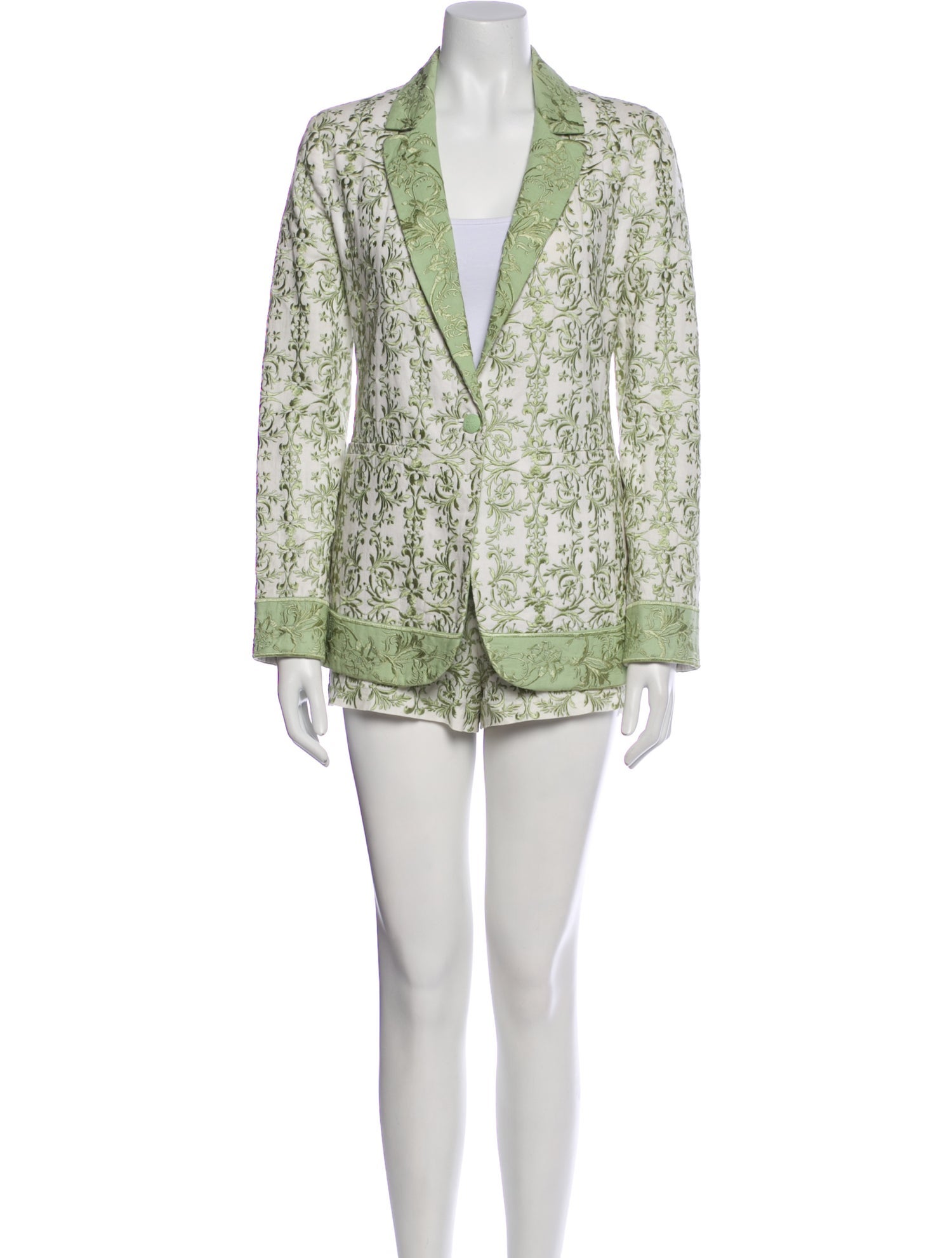 Alice + Olivia Printed Short Set