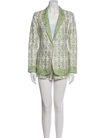 Alice + Olivia Printed Short Set