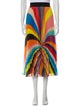 Alice + Olivia Printed Midi Length Skirt