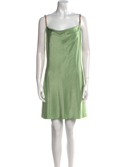 Alice + Olivia Square Neckline Mini Dress