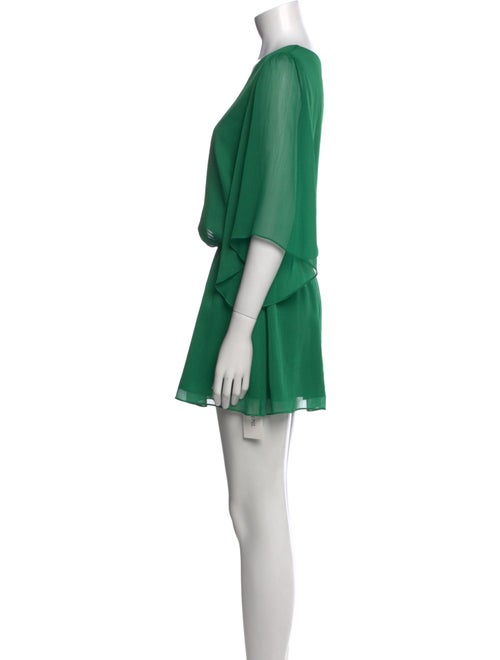 Alice + Olivia V-Neck Mini Dress