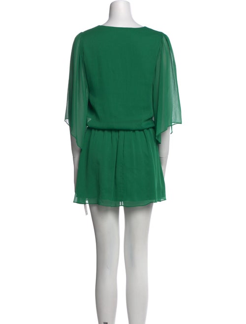 Alice + Olivia V-Neck Mini Dress