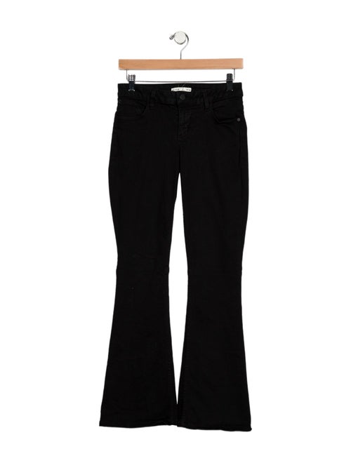 Alice + Olivia Low-Rise Wide Leg Jeans