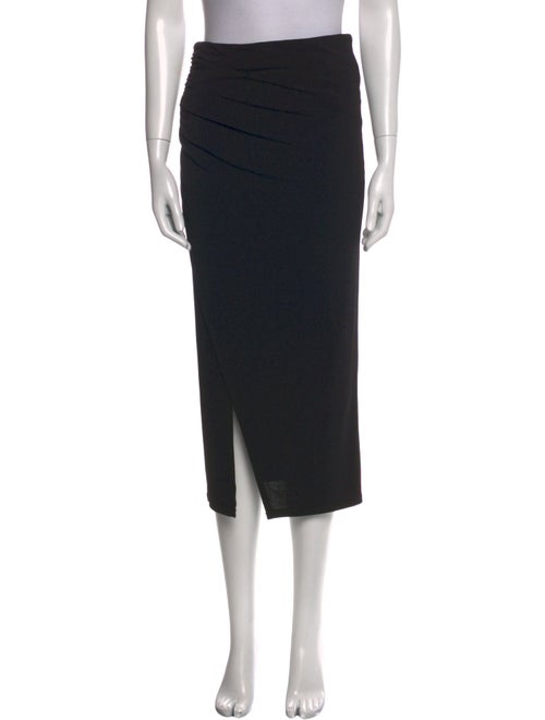 Alice + Olivia Pleated Accents Knee-Length Skirt