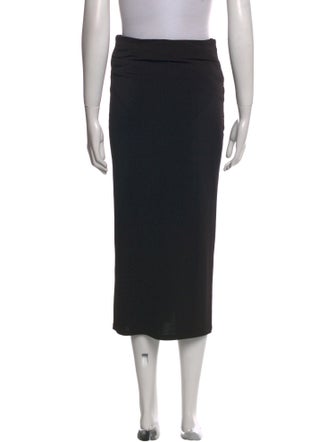 Alice + Olivia Pleated Accents Knee-Length Skirt