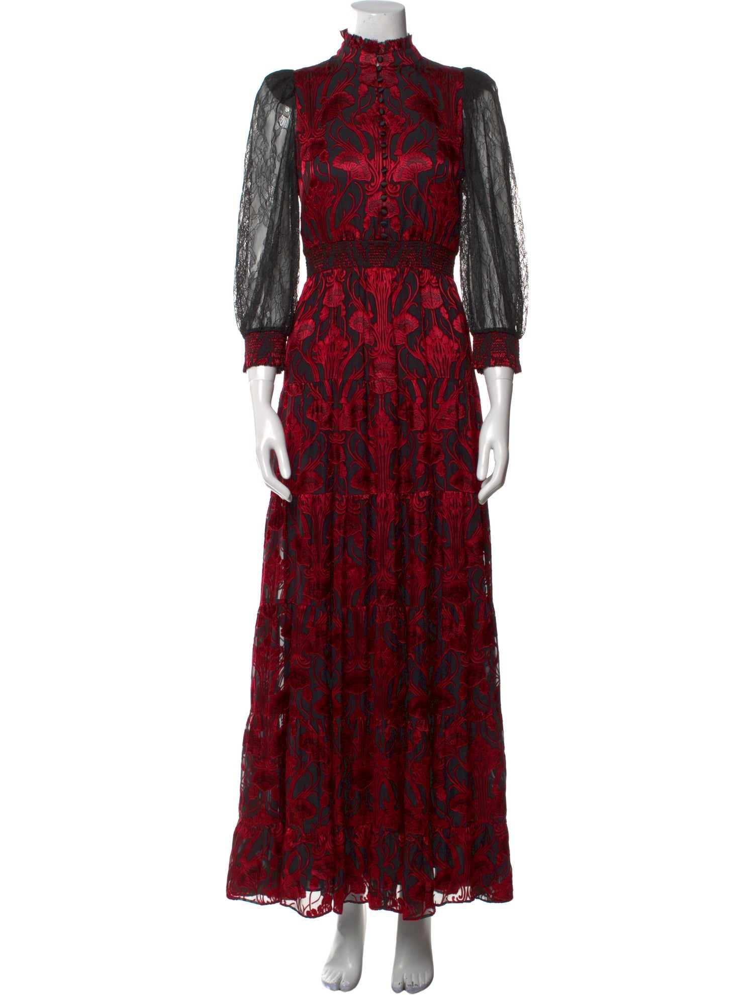 Alice + Olivia Printed Long Dress w/ Tags