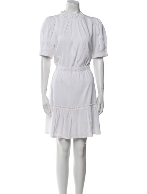 Alice + Olivia Mock Neck Knee-Length Dress