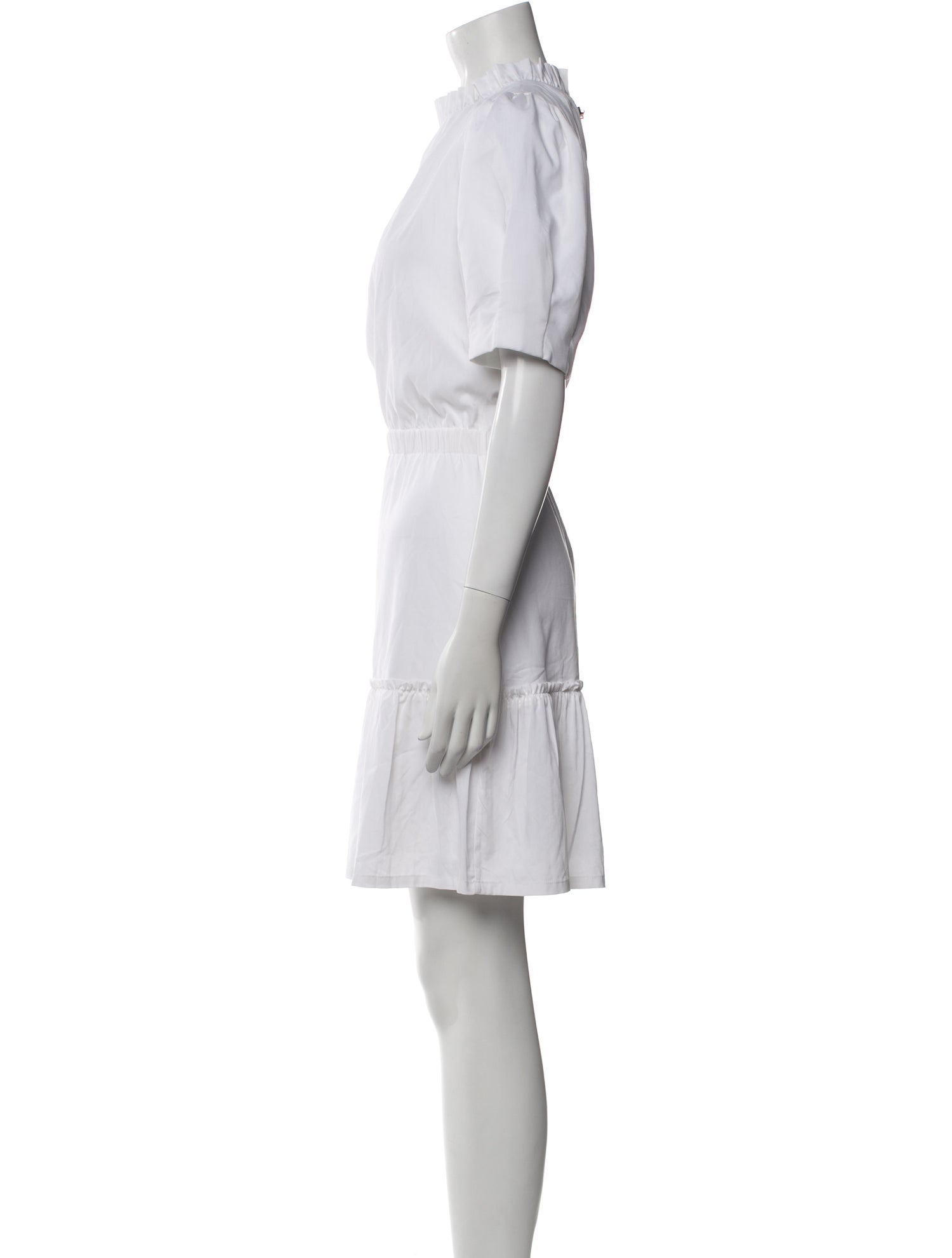 Alice + Olivia Mock Neck Knee-Length Dress