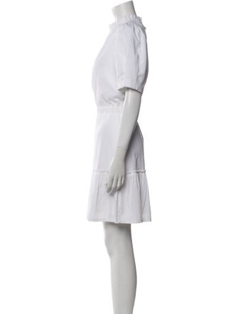 Alice + Olivia Mock Neck Knee-Length Dress