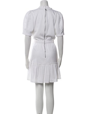 Alice + Olivia Mock Neck Knee-Length Dress