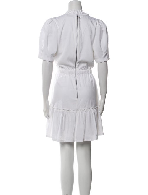 Alice + Olivia Mock Neck Knee-Length Dress