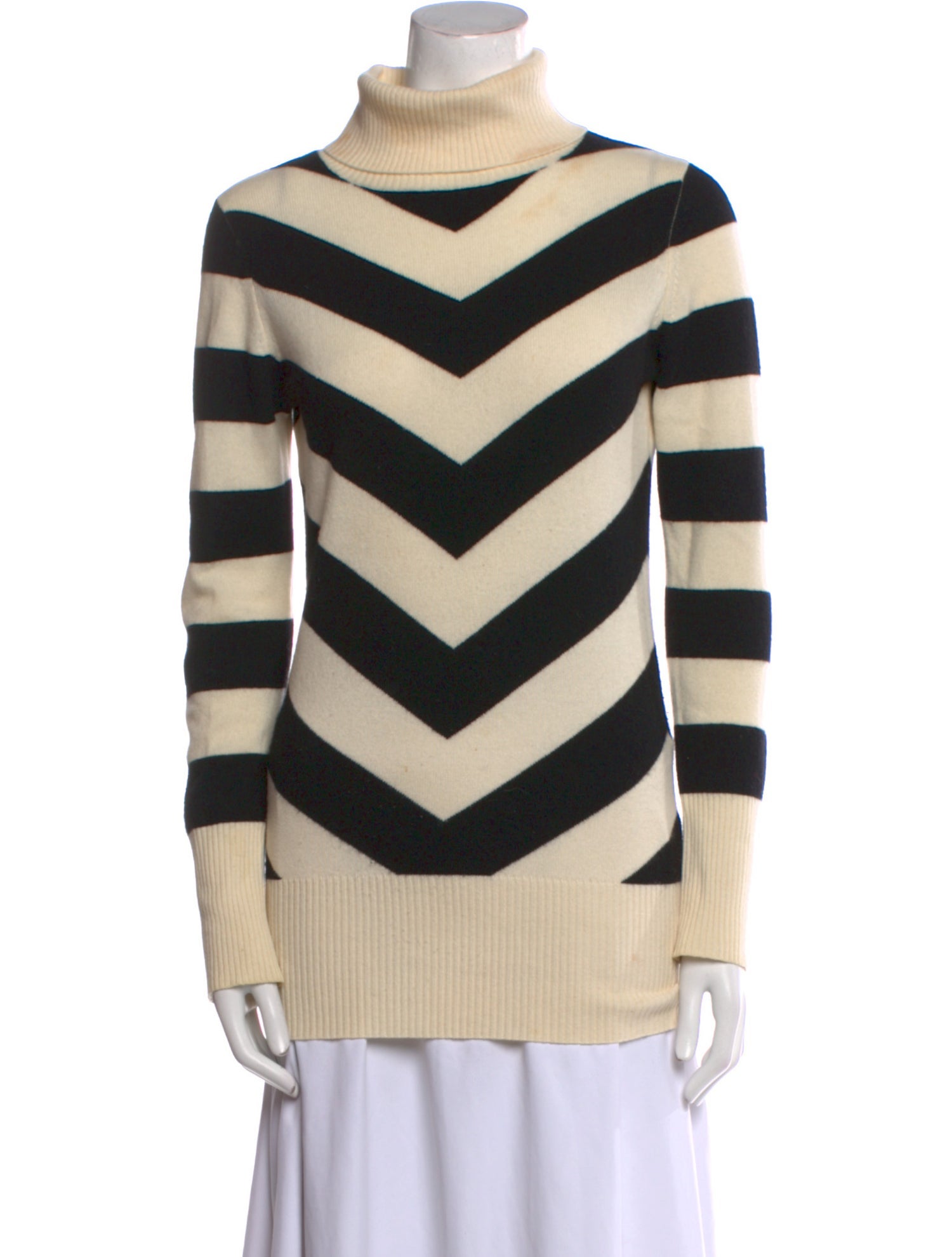 Alice + Olivia Cashmere Striped Sweater