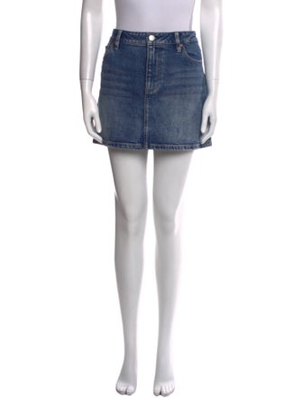 Alice + Olivia Distressed Accents Mini Skirt