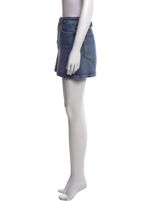 Alice + Olivia Distressed Accents Mini Skirt