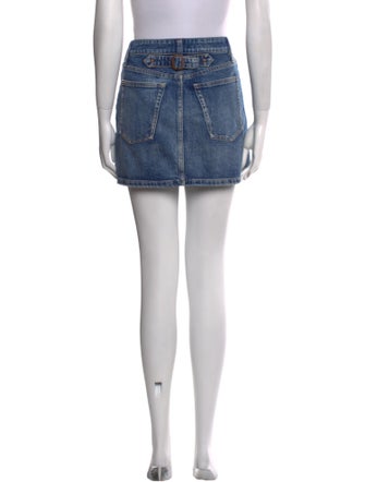 Alice + Olivia Distressed Accents Mini Skirt