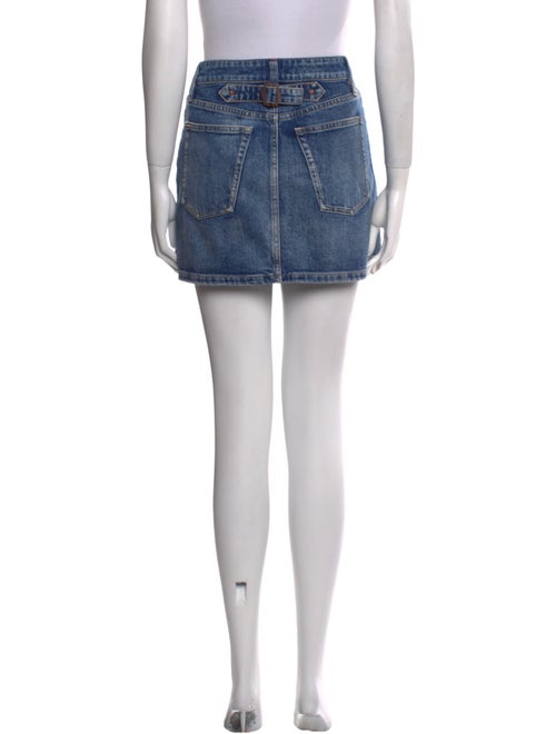 Alice + Olivia Distressed Accents Mini Skirt