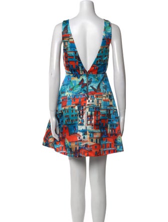 Alice + Olivia Printed Mini Dress
