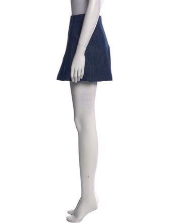 Alice + Olivia Pleated Accents Mini Skirt