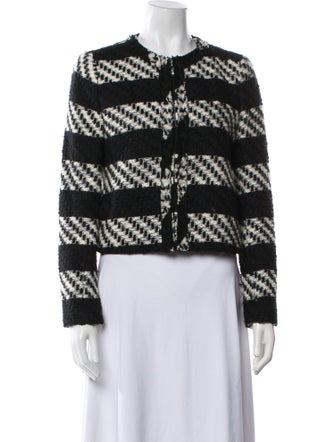 Alice + Olivia Tweed Pattern Evening Jacket