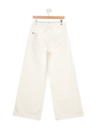 Alice + Olivia High-Rise Wide Leg Jeans