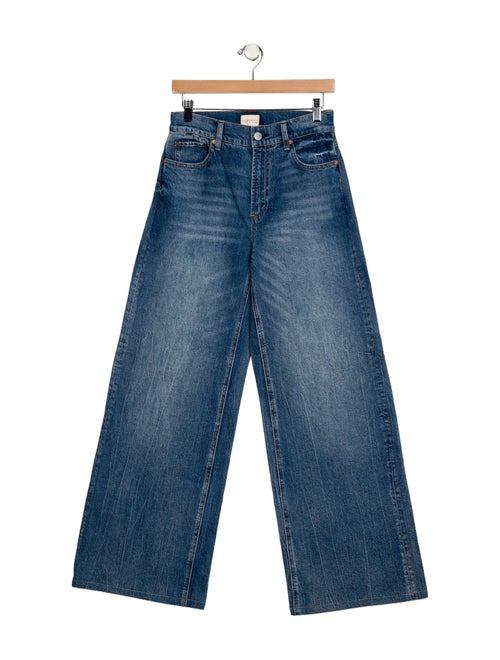 Alice + Olivia High-Rise Wide Leg Jeans