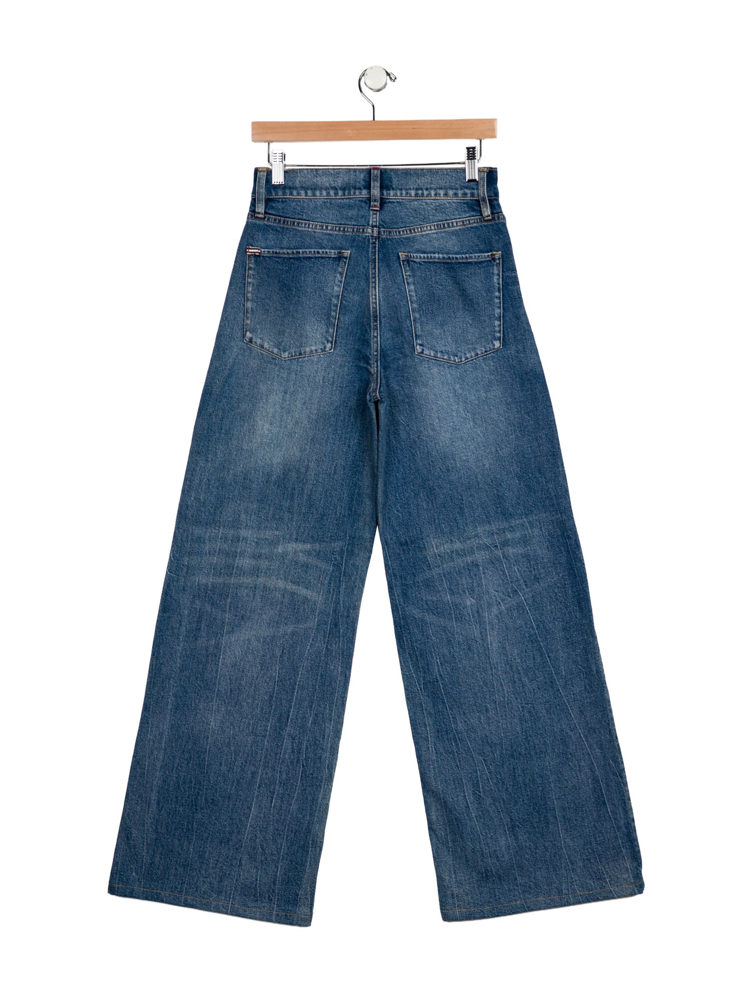 Alice + Olivia High-Rise Wide Leg Jeans