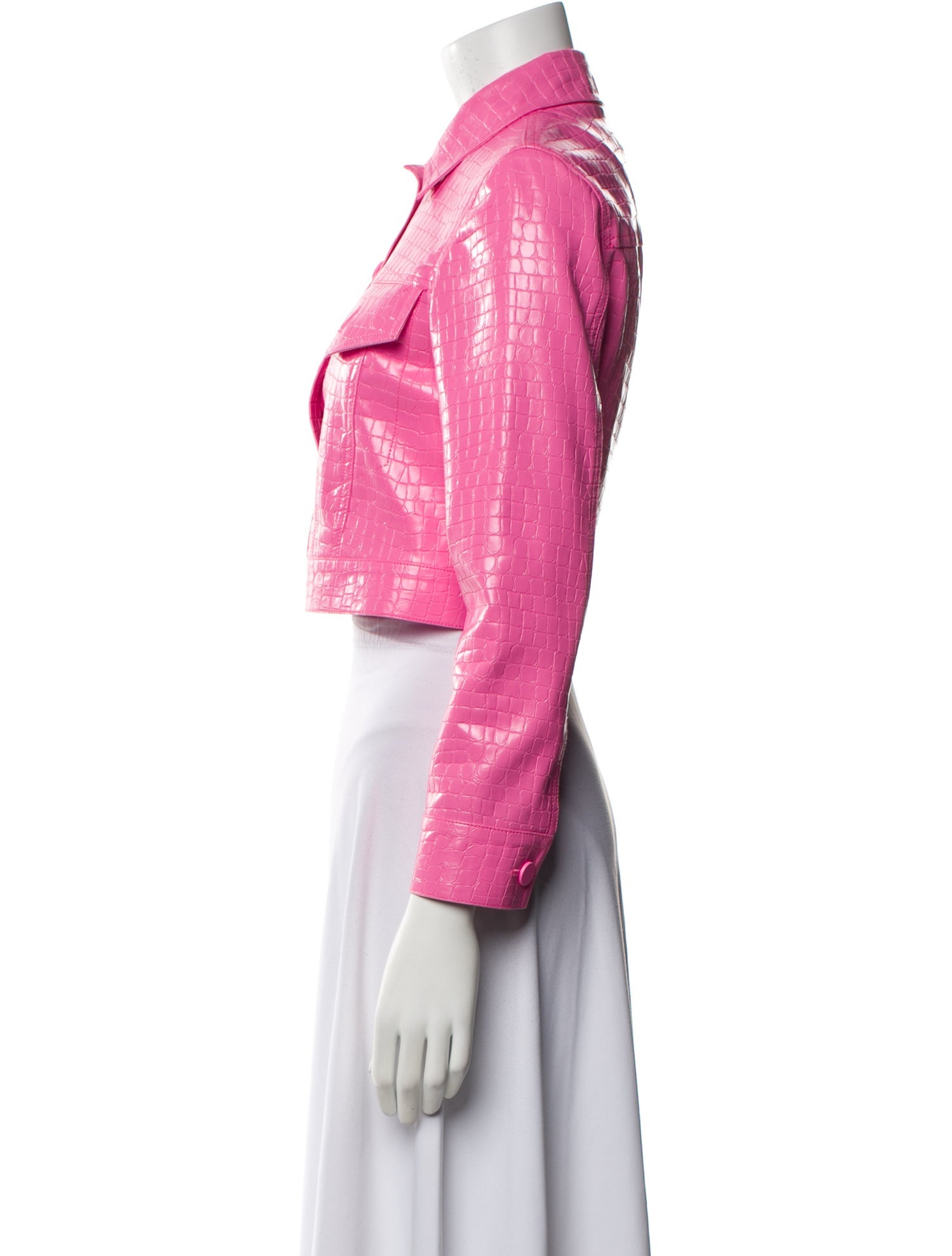 Alice + Olivia Faux Leather Biker Jacket