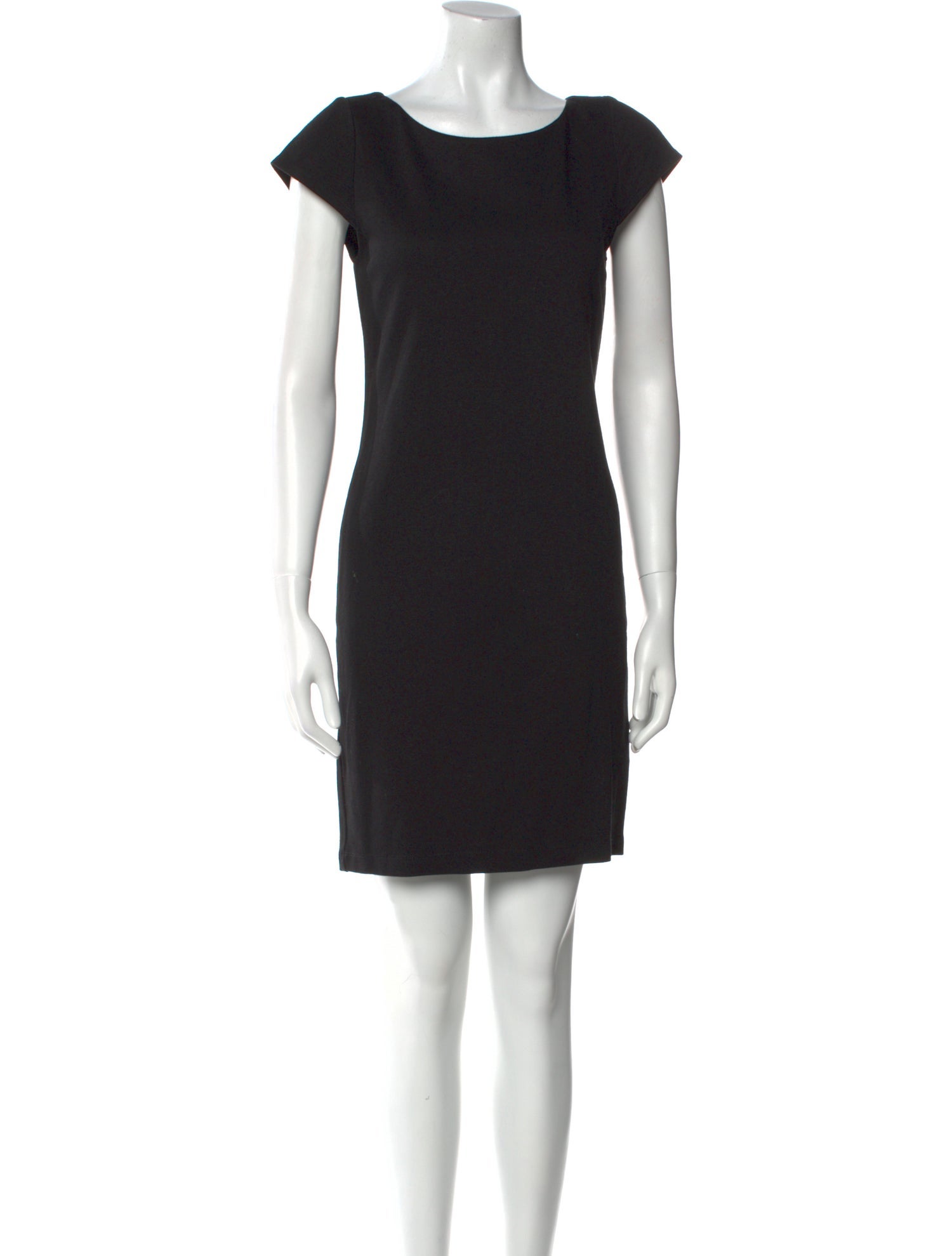 Alice + Olivia Bateau Neckline Mini Dress