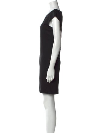 Alice + Olivia Bateau Neckline Mini Dress