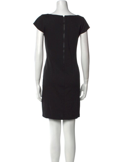 Alice + Olivia Bateau Neckline Mini Dress