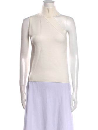 Alice + Olivia Turtleneck Sleeveless Top