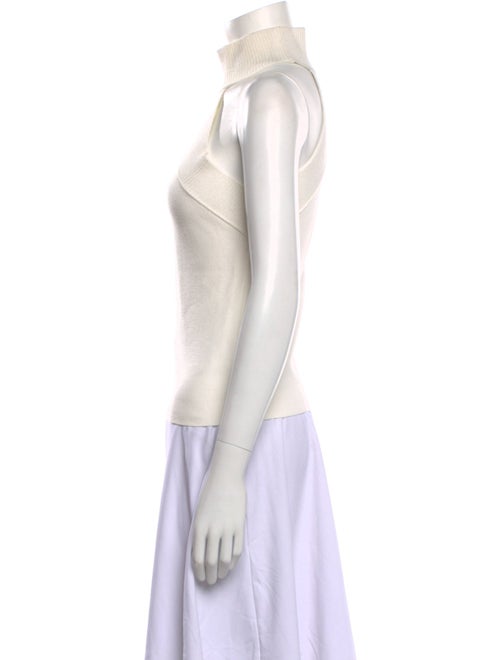 Alice + Olivia Turtleneck Sleeveless Top