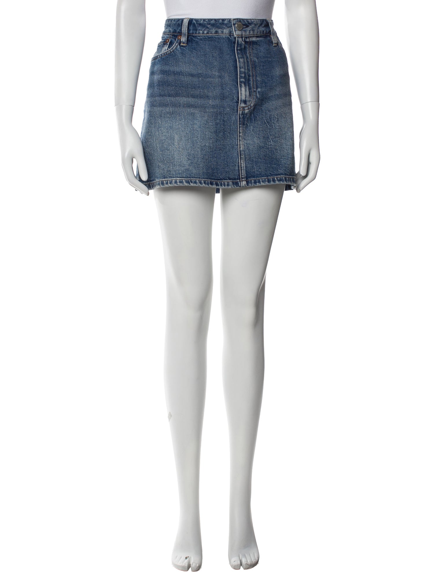 Alice + Olivia Distressed Accents Mini Skirt
