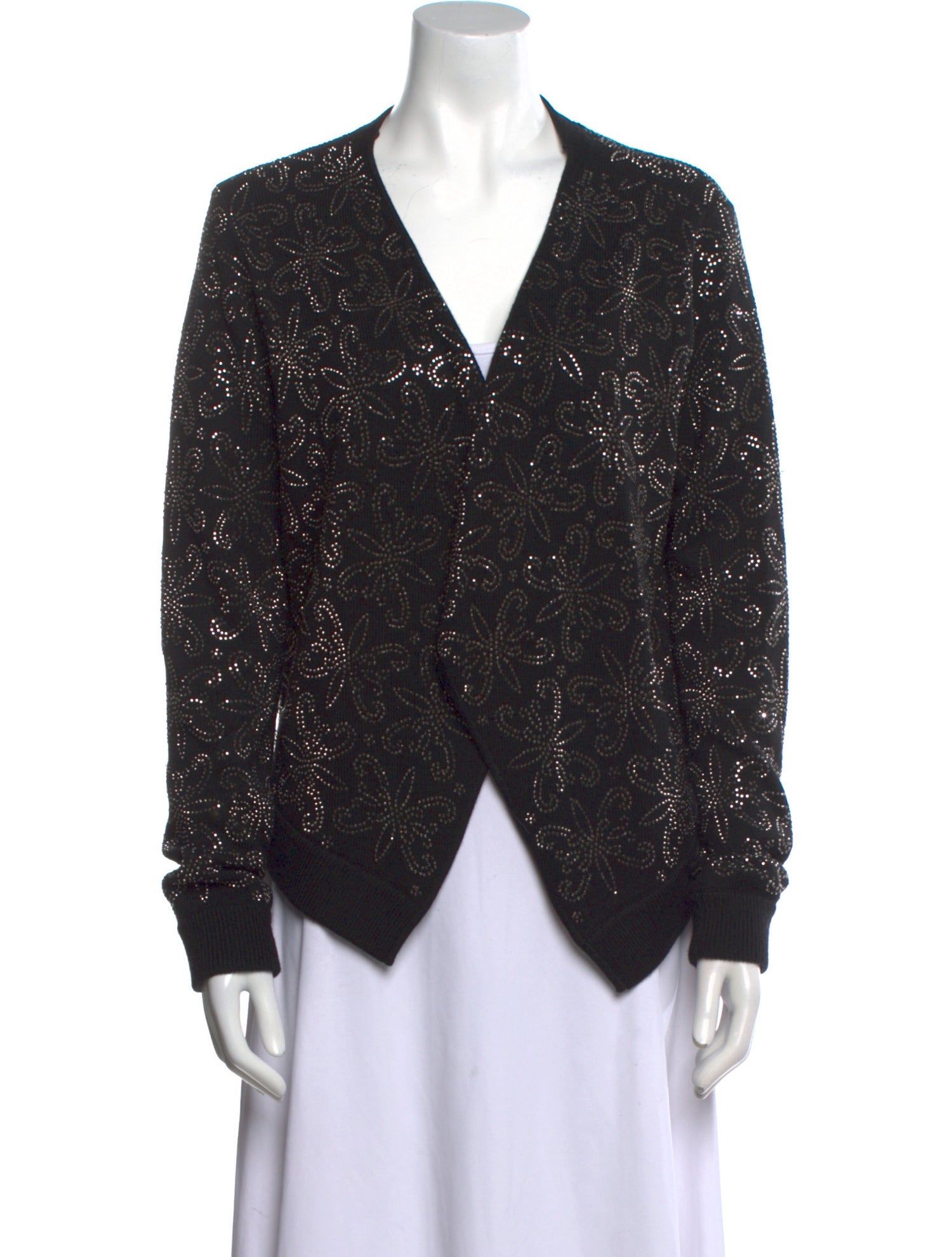 Alice + Olivia Wool V-Neck Sweater