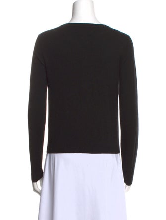 Alice + Olivia Graphic Print Scoop Neck Sweater