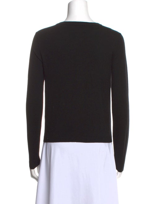 Alice + Olivia Graphic Print Scoop Neck Sweater