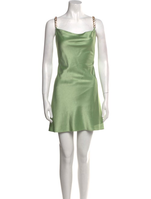 Alice + Olivia Square Neckline Mini Dress